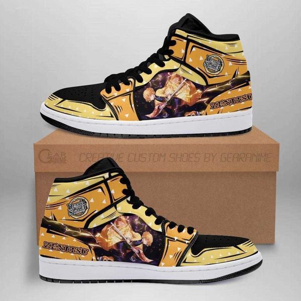 

zenitsu sho boots skill thunder breathing demon slayer anime sneakers fan