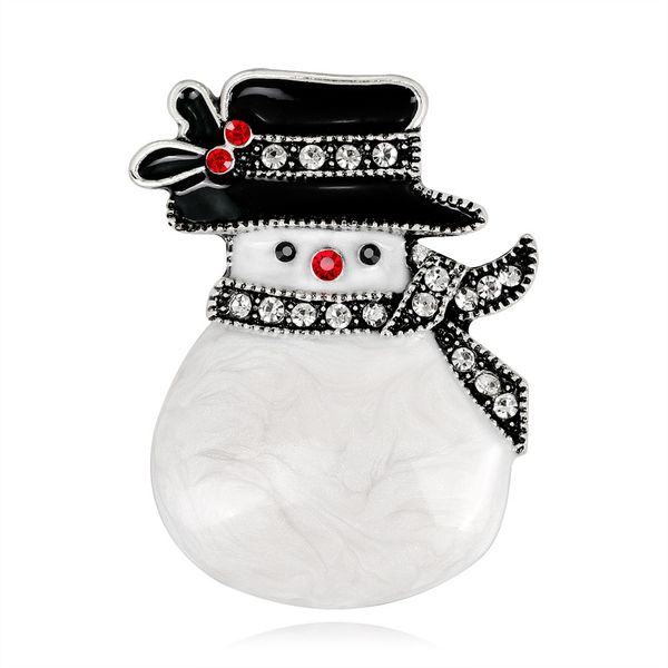 

factory popular fashion cartoon christmas snowman brooch christmas