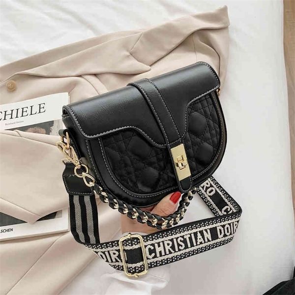 

70% off deals online bag women's new korean texture pu saddle bag trend fashion single shoulder diagonal span foreign style