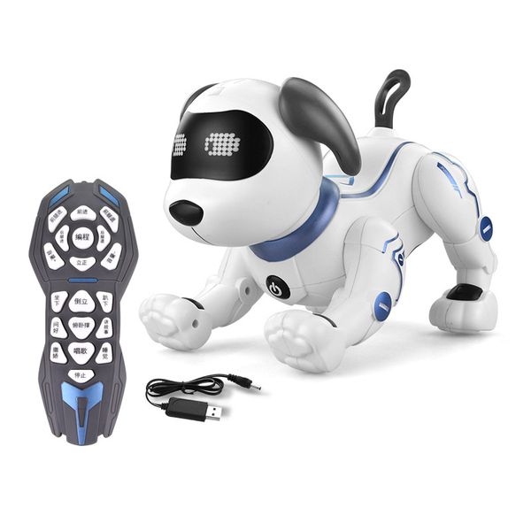 

le neng toys k16a electronic animal pets rc robot dog voice remote control toys music song toy