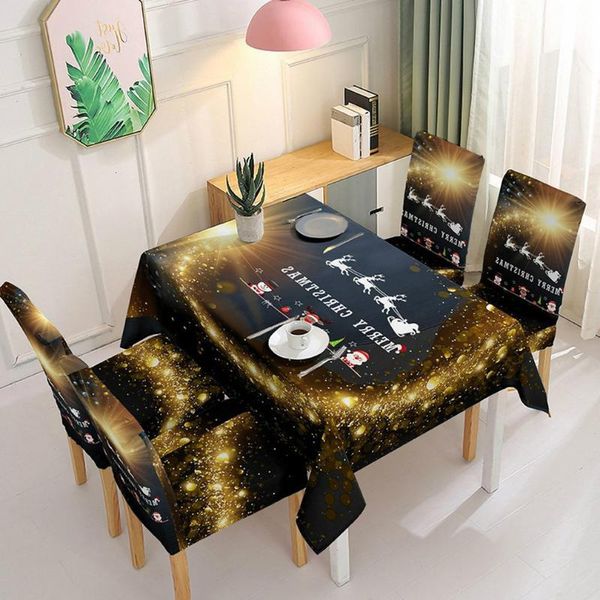 

table cloth christmas chair cover festive decoration waterproof square wedding