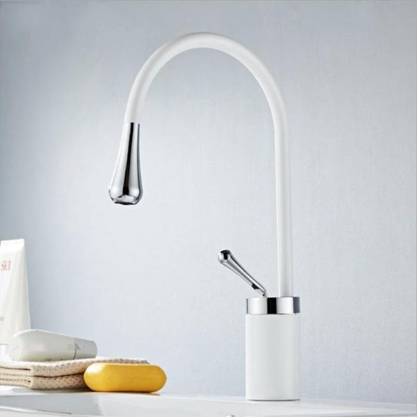 

bathroom sink faucets basin faucet single lever 360 rotation spout moder brass mixer tap for kitchen or water gold brush