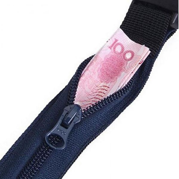 Wallets 2021 Projetado Viagem Anti Theft Carteira Cinto Secreto Cintura Dinheiro Escondido Segurança Seguro Bilhete Protegido Saco