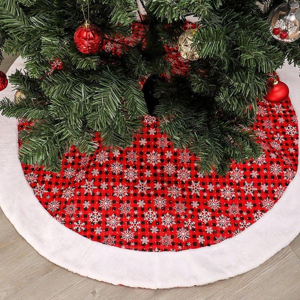 

christmas decorations 48 inch snowflake tree skirt/christmas stocking holiday ornaments home party decorations*