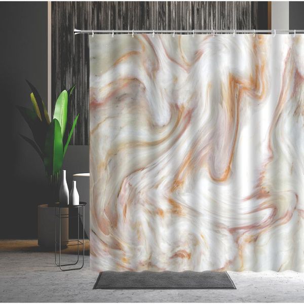 

shower curtains nordic 3d abstract curtain color geometry marble stripes simplicity printed bathroom decor polyester washable