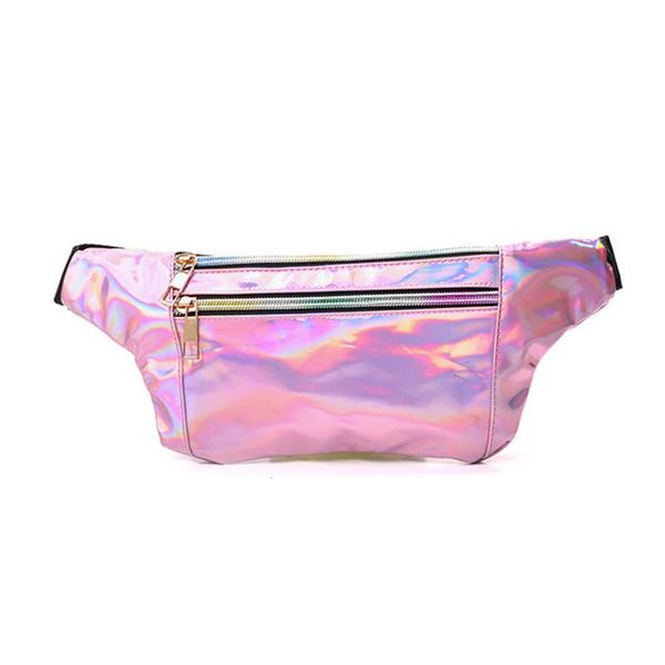 

waist bags lilen laser symphony double pull chest bag fashion shoulder crossbody large capacity women