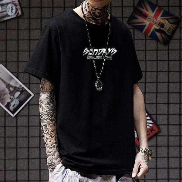 

short-sleeve male l xl 2xl t-shirt of hip-hop street cotton tsx9, White