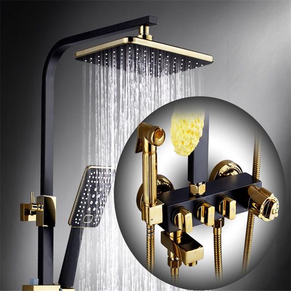 

bathroom shower faucet thermostatic faucet shower mixer with bidet bath and mixer set black bathtub sets