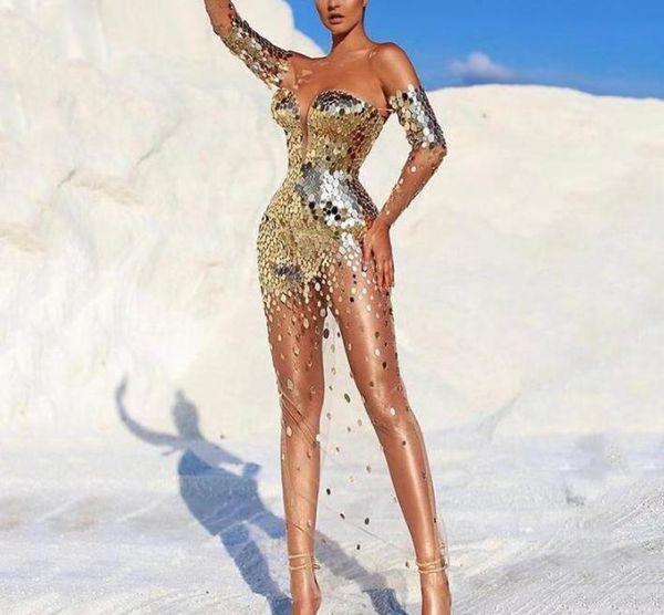 

dresses trasparent sheer mesh strapless elegant dress women maxi party dress long sleeve mesh off shoulder gold sequin long night dress, Black;gray
