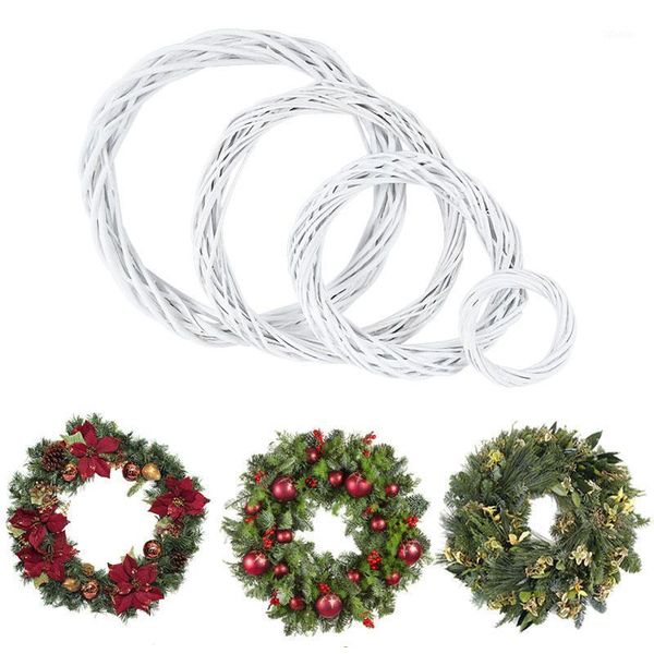 

decorative flowers & wreaths 10-30cm christmas wedding decoration garland for diy artificial flower wreath craft gift home wall door hanging
