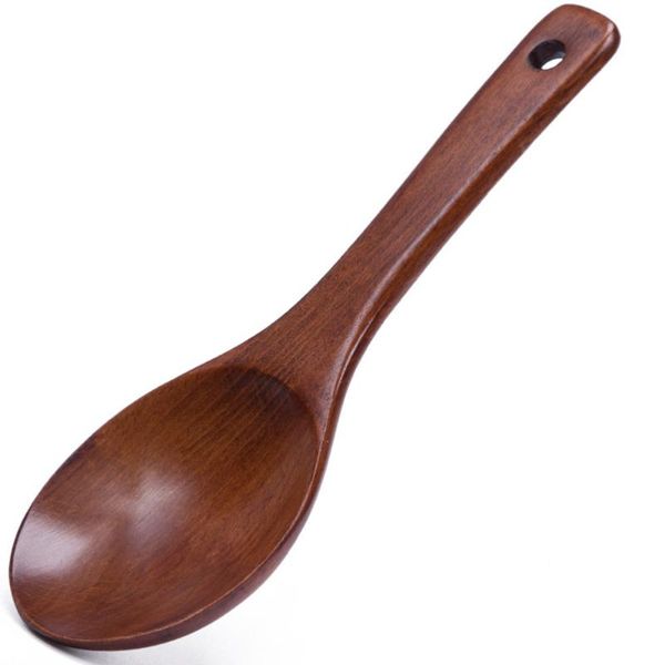 

wood rice cooker spoon cooking kitchen utensil for home restaurant (21x6.5cm)