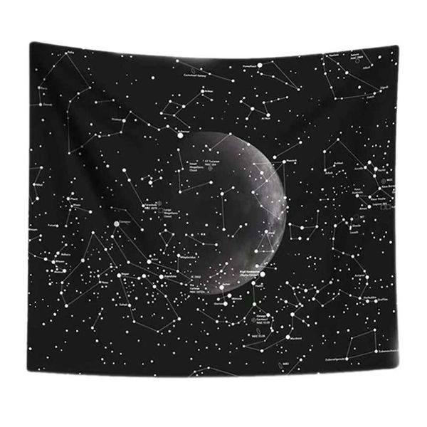 

tapestries constellation galaxy space pattern wall tapestry hanging star for