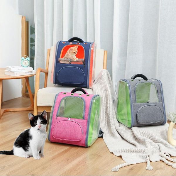 

cat carriers,crates & houses unibull bag portable back bag, double shoulder , breathable dog pet large cage, take-out school