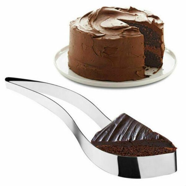 

baking & pastry tools 1pc stainless steel cake slicer cheese confectionery chocolate biscuit knife pie pancake divider