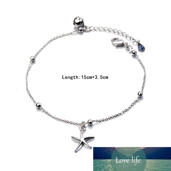 Starfish Chrm Bracciale in argento sterling 925 per le donne Ragazza regalo Campana Bracciale pulseira S-B221 Prezzo di fabbrica design esperto Qualità