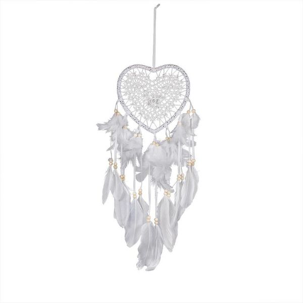 

decorative objects & figurines handmade lace dream/catcher feather bead hanging decoration ornament gift
