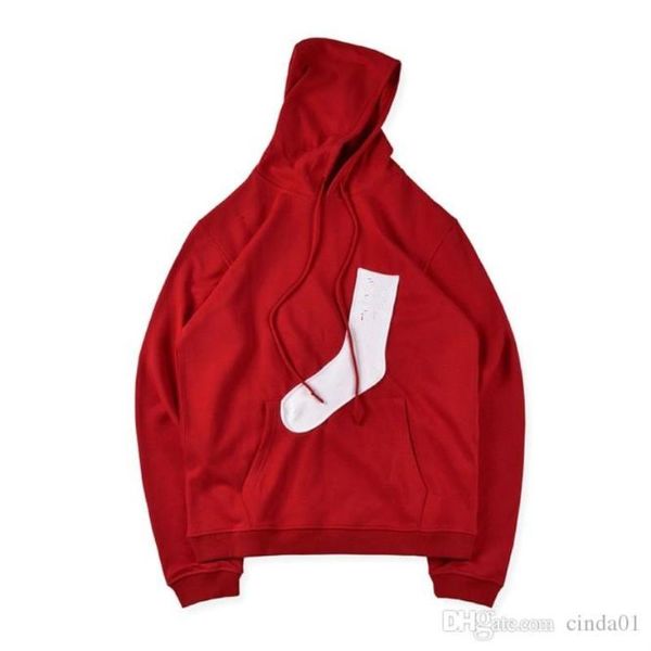 

3 street mens designer embroidered hoodie socks sweatshirt hoodie high sweatshirt loose hoodies fashion colors s-xl nbbwj, Black