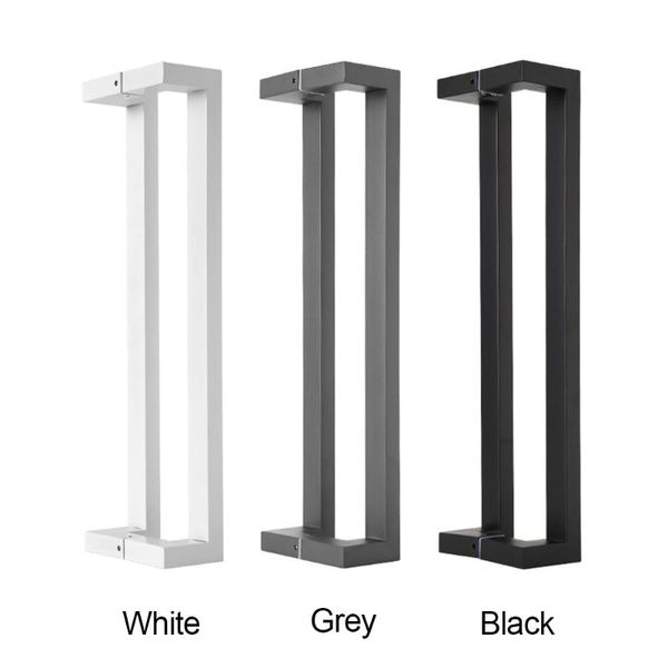 

handles & pulls glass door stainless steel moving doors pull handle set shower interior square shape hardware fittings