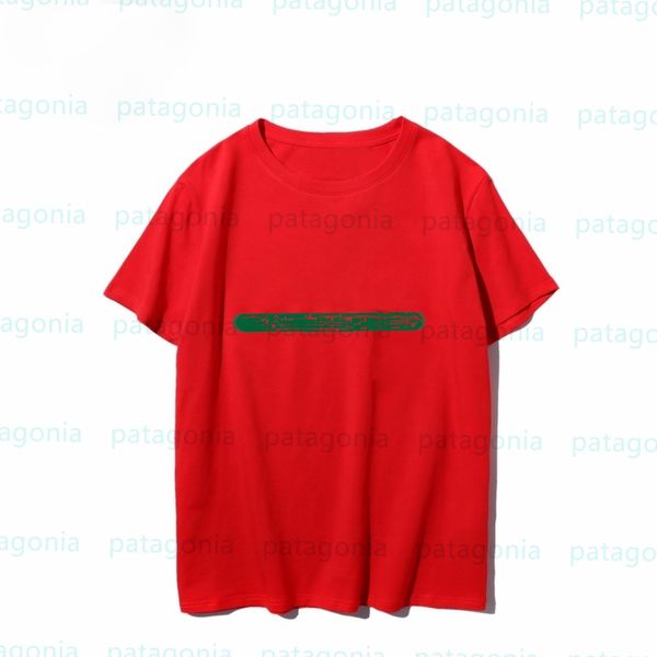 Alta moda Uomo Donna Magliette rosse Maglietta da uomo Stampa Maglietta rosa Maglietta da uomo a manica corta di alta qualità Taglia S-2XL