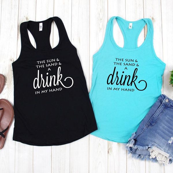 

party favor custom bachelorette tank drinking birthday friend gift wedding/bride mother of the bride/bridesmaid