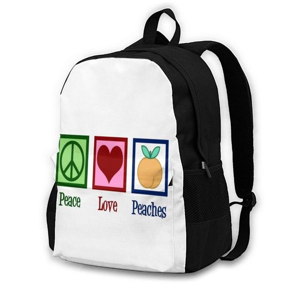 

backpack peach backpacks male durable charm polyester primary school bags