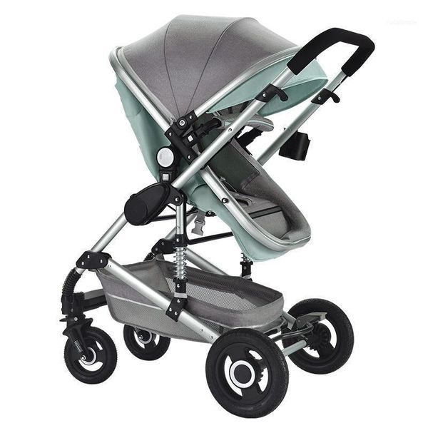 

luxury high landscape travel pram baby stroller lightweight carrinho de 3 em 1 pushchair ba60tc1
