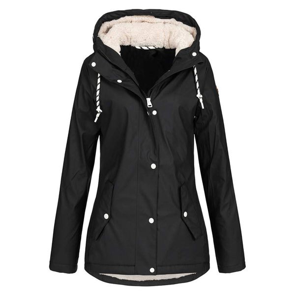 

New Women Winter Coats Hooded Thick Cotton Warm Female Jacket Fashion Mid Long Wadded Coat Windbreaker M-3xl UGGE, Black;brown