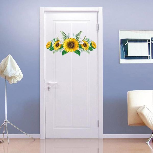 

wall stickers bedroom living room home decoration 30*60cm sunflower background