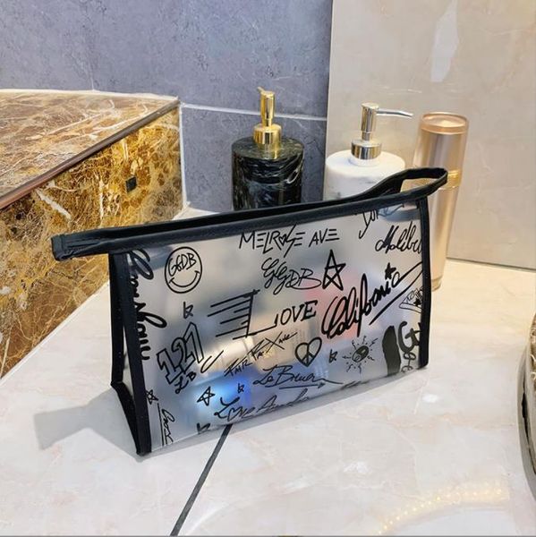 

new makeup bag women's large capacity portable travel cosmetics storage bag box