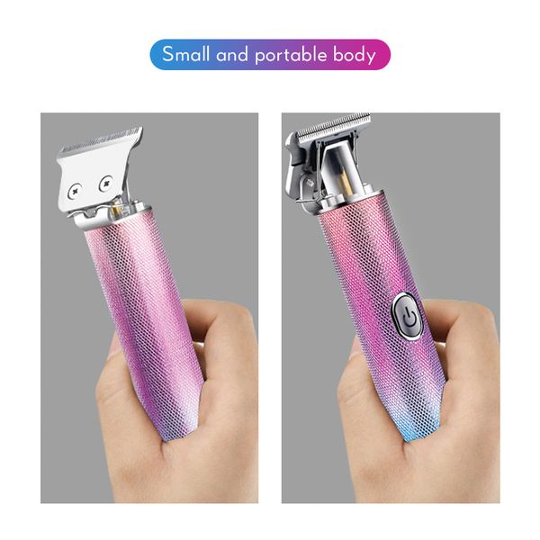 

usb rechargeable hair trimmer cordless barber carving hair clipper large power low noise t-outliner hair cutting for kid adults