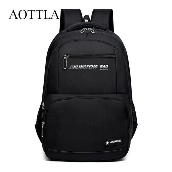 

backpack aottla for men large capacity nylon waterproof boys shouler bag teen short trip packbag casual sports pack