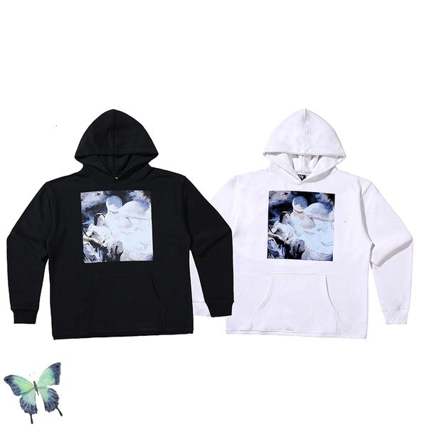

new revenge 2021 hoody angel print hoodie men women cotton hoodies fashion hip-hop sweatshirts avz4 ec0g, Black
