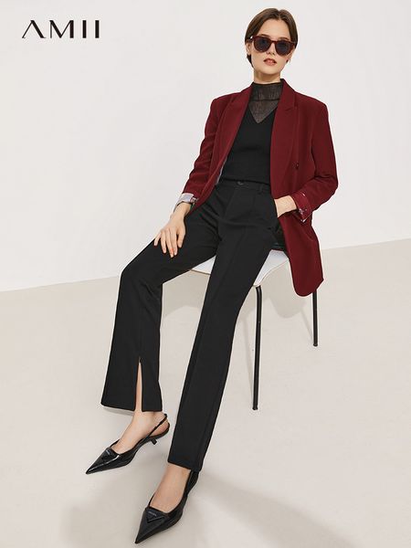 

women's jackets minimalismo blazer moda feminina entalhado casacos e jaquetas elegante senhora do escritÃ³rio solto negÃ³cio terno casaco, Black;brown