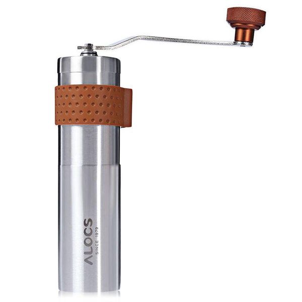 

manual coffee grinders alocs cw-k17 hand grinder stainless ceramic portable mill