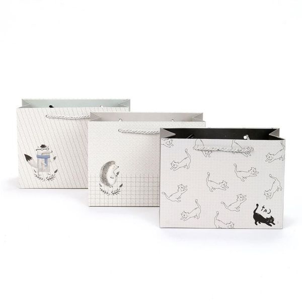 

tote paper packaging bags, bags wedding gift candy portable birthday clothing ojdal