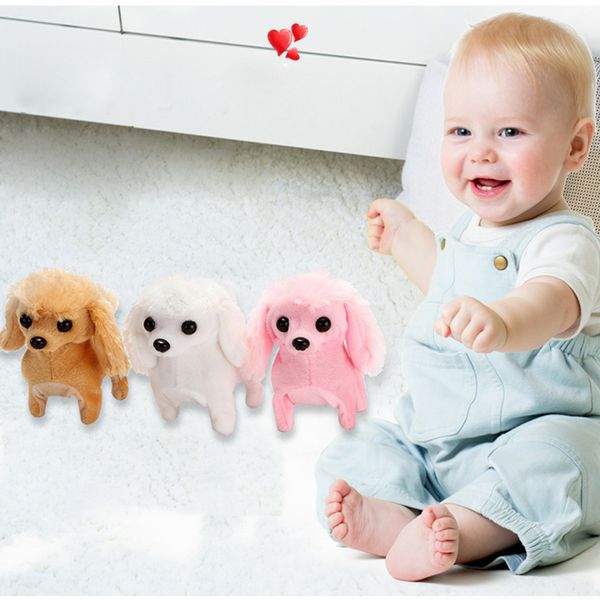 

electric plush toy dog will be called walking smart robot dog children's toy animals funny children birthday christmas gifts