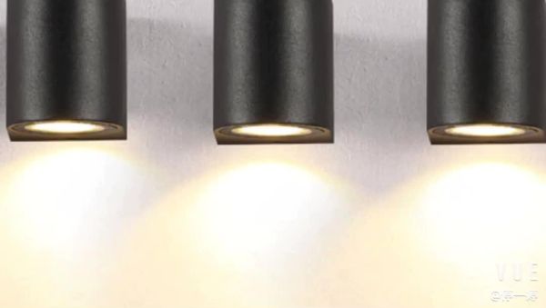 

wall lamp gray outdoor ip65 waterproof led high lumen aluminum decorative vintage for garden