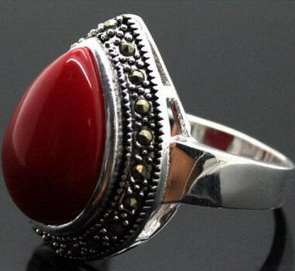 

cluster rings fashion jewelry fine green jade bead ring(#6,7,8,9,10), Golden;silver