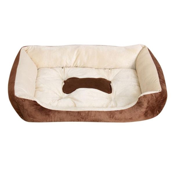 

kennels & pens 2021 autumn winter pets dog bed warming plush house high elastic pp cotton pet nest warm for cat puppy supplies