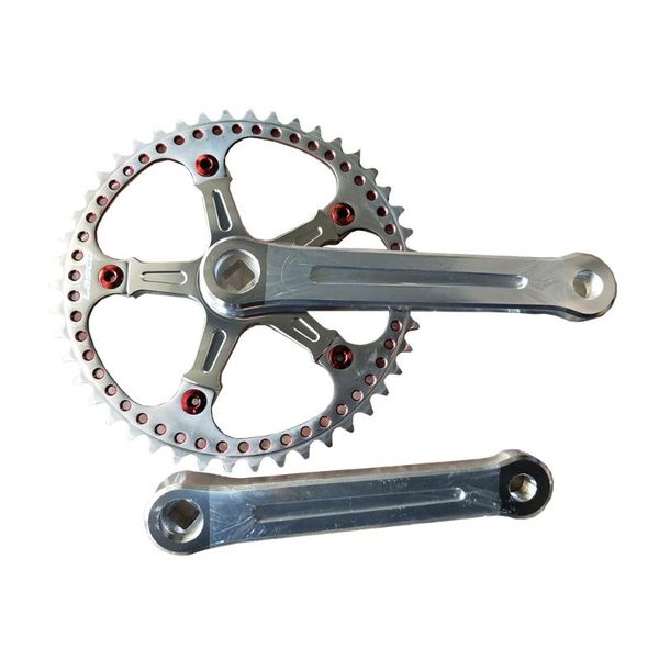 

bike heels & chainwheels single speed 46t 170mm aluminum alloy hollow cnc high end bicycle crank chainwheel