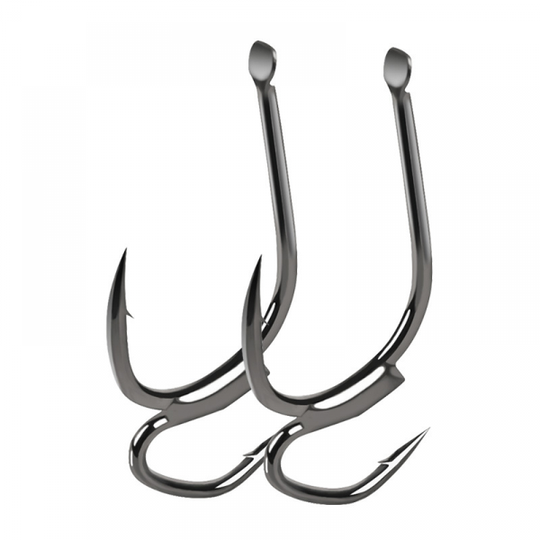 

fishing hooks high steel carbon material double barbed fishhook carp catfish bass fishing saltwater goods for supplies