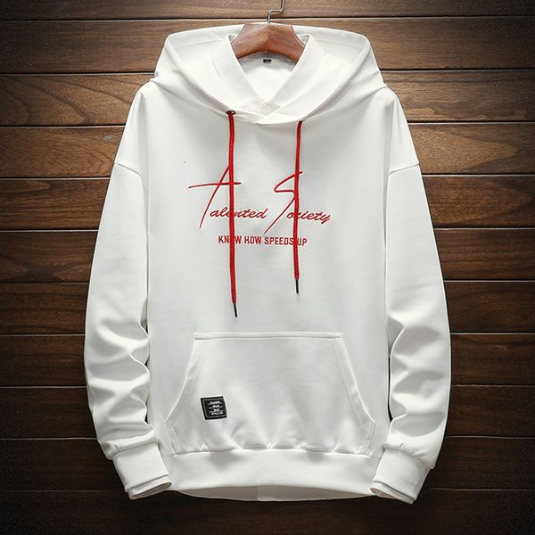 

fanshion sweatshirts 2021 brand new embroidery hoodie mens casual hooded sweatshirt letter print hip hop hoodies men h0xp, Black