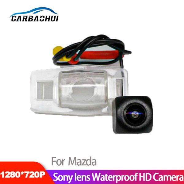 

car rear view cameras& parking sensors hd 1280x720p 175° fisheye lens starlight night vision camera for 323 / familia allegro 2003-201