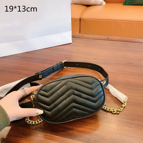 

mini waist bags luxury lady zig zag purses designers chain bag crossbody sheepskingc21021101