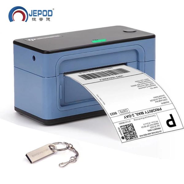 

printers itpp966 sticker label barcode printer 4 inch 4Ã6 usb thermal 40-110mm paper printing express lable printe