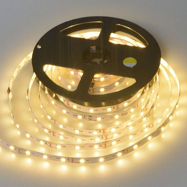 

strips 2835 smd led light strip 5m 12v warm white 60 leds /m rgb diode ribbon tape backlight waterproof
