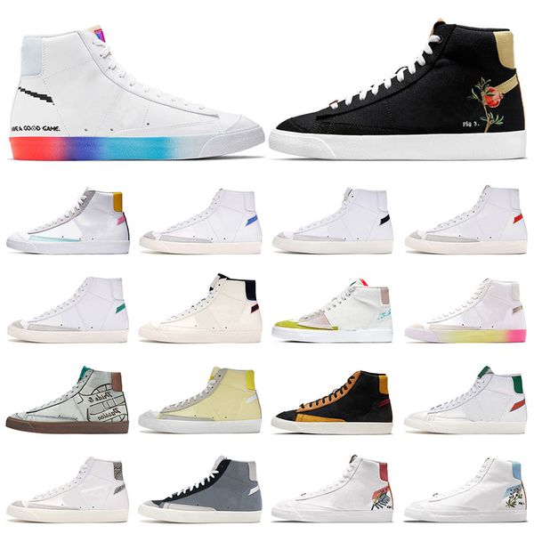 

blazer mid 77 vintage mens fashion shoes women sneakers indigo have a good game thermal white pink green black habanero red outdoor sports