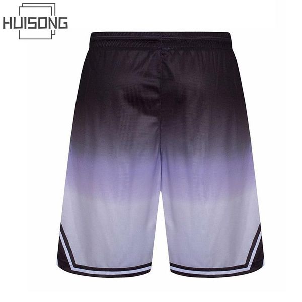 

men's shorts huisong 2021 running training gradient breathable summer casual sports gym hc077, White;black