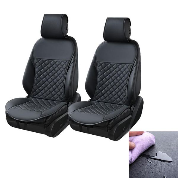 

car seat covers cover protector mat waterproof leather front auto cushion pad backrest for women men baby universal fit most cars