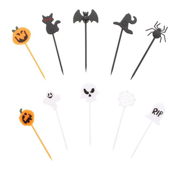 

forks 20pcs cake ers cupcake decors unique dessert picks (white)